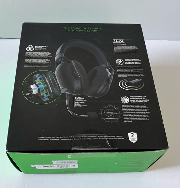 Casque d’écoute sans fil Razer Blackshark v2 PRO Modèle RZ04-0322 (Valeur d'environ 200$)