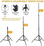 Kit d'éclairage pour photographie MountDog avec boîte à lumière 71,1 cm x 50,8 cm (vient avec deux ampoules 95W 5500K)